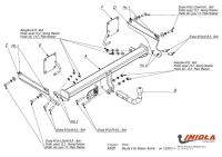 Фаркоп Imiola для Mazda 6 седан, универсал GJ (2012-2024) № X.025