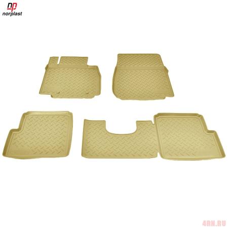 Коврики салона Norplast бежевые для Infiniti EX (J50) (2007-2013) № NPL-Po-33-60-B