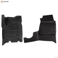 Коврики салона передние (3D с подпятником) для UAZ Profi (2017-2025) с высоким бортом № ACM-PS-76