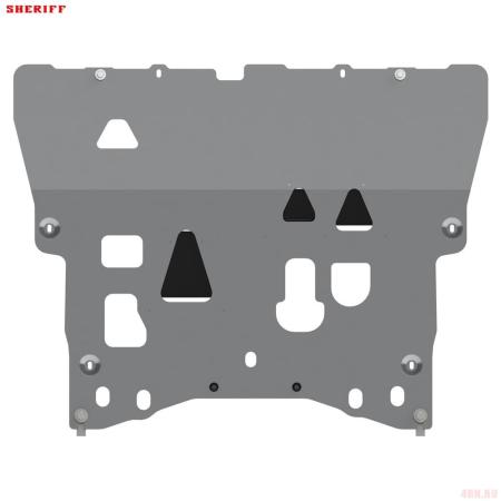 Защита картера и КПП для Volvo XC60 (2017-2025) № 25.2891 V1