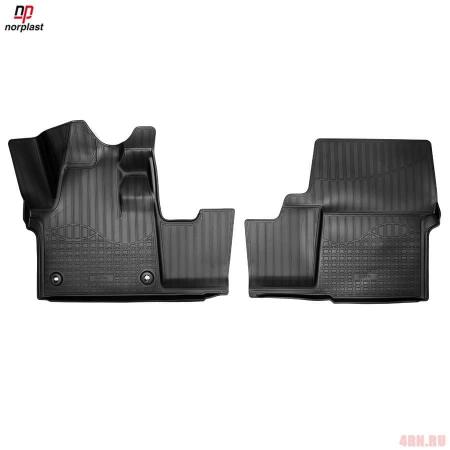 Коврики салона Norplast передние 3D для Opel Zafira Life (2019-2025) № NPA10-C64-900