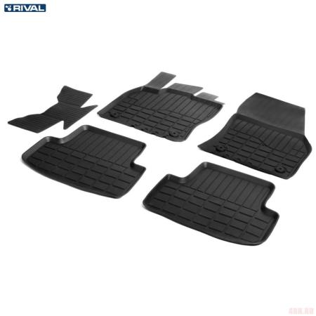 Коврики салона литьевые для Volkswagen Taos (2021-2025) № 65106001