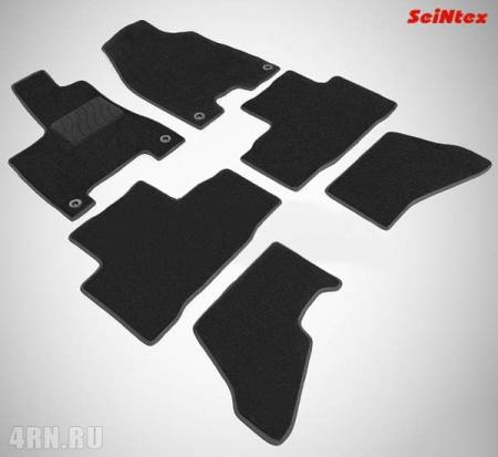 Коврики салона Lux текстильные для Acura MDX (2014-2020) 3 ряда № 86317