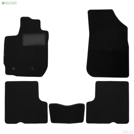 Коврики салона текстильные Premium для Renault Duster (2021-2025) 5 шт. № KVR03.041.052.22110kh