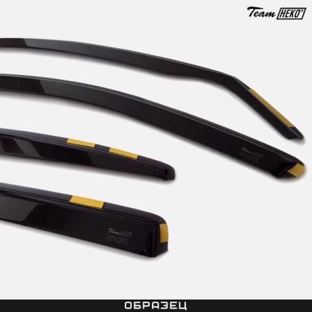 Дефлекторы боковых окон Heko для Nissan Tiida седан (2005-2011) № 24266