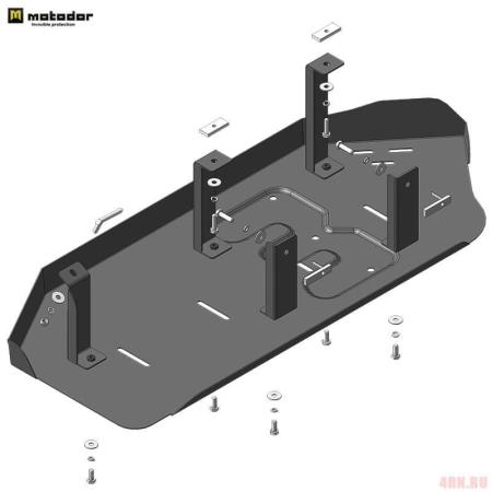 Защита трубок кондиционера для Volkswagen Caravelle (2020-2025) № 72704