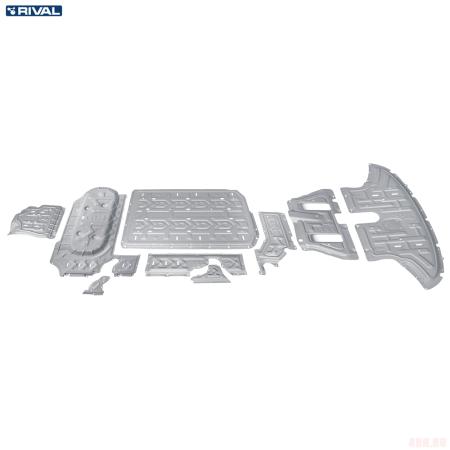 Комплект защиты днища автомобиля для Lixiang L9 (2022-2025) 4WD, АКПП № K333.0407.1