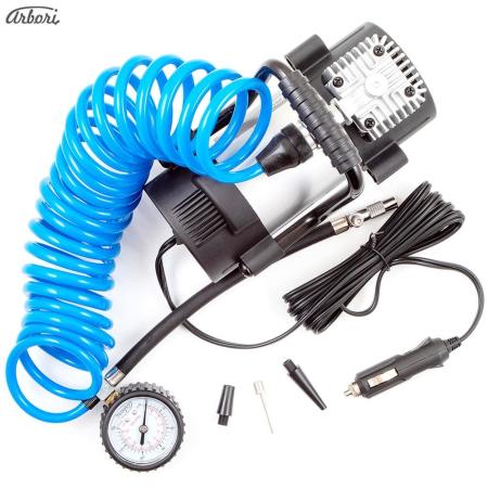 Автомобильный компрессор для накачки шин, производительность 40л/мин