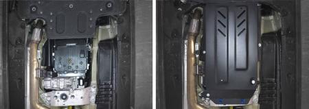 Защита КПП и раздаточной коробки для Genesis G70 4WD (2018-2025) № 111.2844.1