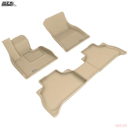 Коврики салона Sotra Liner 3D Lux для BMW X5 (G05) (2018-2025) бежевые № ST 74-00703
