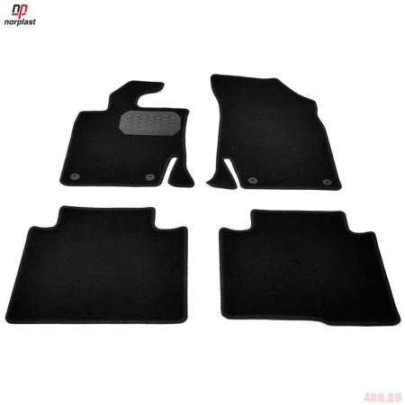 Коврики салона текстильные Norplast для Geely Atlas (2018-2021) № NPA10-VTe240-020