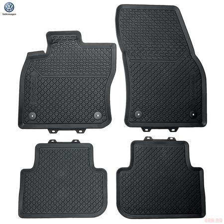 Коврики салона оригинальные для Volkswagen Tiguan (2016-2023) № 5NB061500 82V