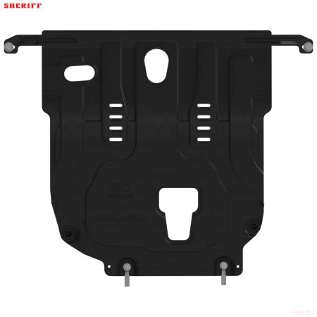 Защита картера и КПП для Hyundai Solaris (2017-2022) № 10.5265