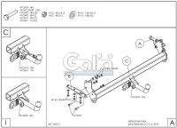 Фаркоп Galia для Nissan Navara D40 (2005-2015) № N052A