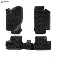 Коврики салона (3D с подпятником) для Lada (ВАЗ) Granta (2011-2018) с высоким бортом № ACM-PS-02