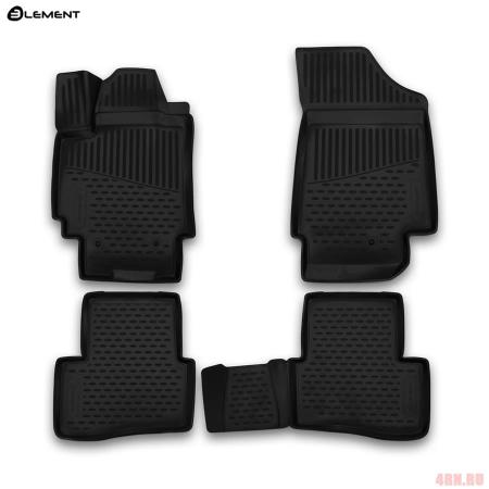 Коврики салона Element 3D для Hyundai Creta (2016-2020) № ELEMENT3D2063210k