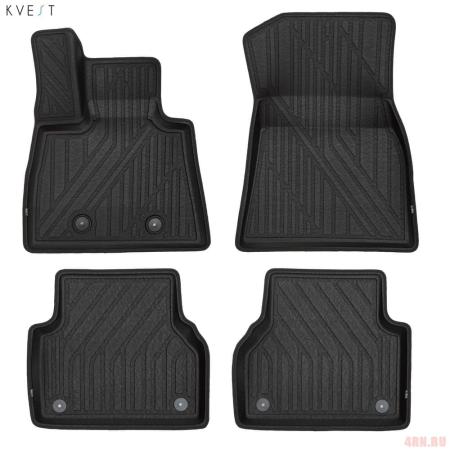 Коврики 3D в салон для Audi A6 седан (2018-2025) № KVEST3D02342210k