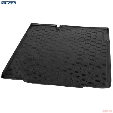 Коврик в багажник Rival для Lada (ВАЗ) Vesta универсал Cross (2017-2025) без фальш пола № 16006004