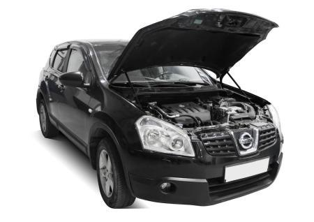 упоры капота для nissan qashqai i (2007-2014) 2 шт. № uniqas012