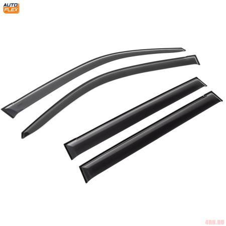 Дефлекторы окон AutoFlex для Toyota Land Cruiser Prado 150 (2009-2025) № 857003