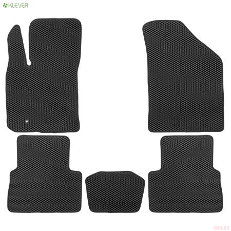 Коврики салона EVA для Chevrolet Lacetti (2004-2013) с черной окантовкой 5 шт. № EVA.B.0500800922110k