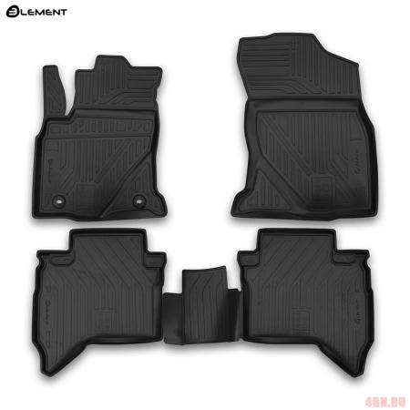 Коврики салона Element для Toyota Hilux (2015-2025) № CARTYT00021