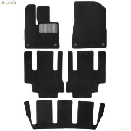 Коврики в салон текстильные Premium для Voyah Dream Phev (2023-2025) № KLEVER05.AN0590.110kh
