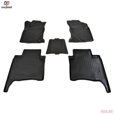 Коврики салона Norplast для Toyota Fortuner (2015-2025) 5 мест № NPA11-C88-230