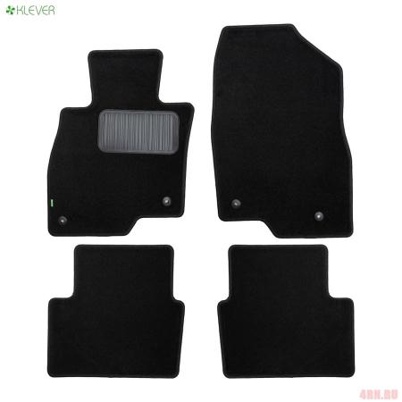 Коврики салона Klever текстильные Standard для Mazda 3 седан, хэтчбек (2013-2025) № KVR02.033.035.01210kh