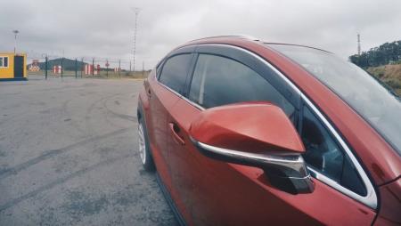 Дефлекторы боковых окон оригинальные для Lexus NX (2014-2021) с хромированным молдингом № 08611-78810