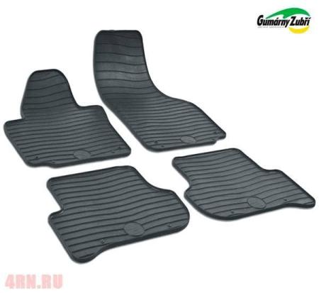 Коврики салона Gumarny Zubri темно-серые для Skoda Yeti (2009-2013) № ST 32-00313