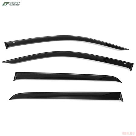 Дефлекторы боковых окон для Toyota Hilux Double Cab (2015-2025) № T28715