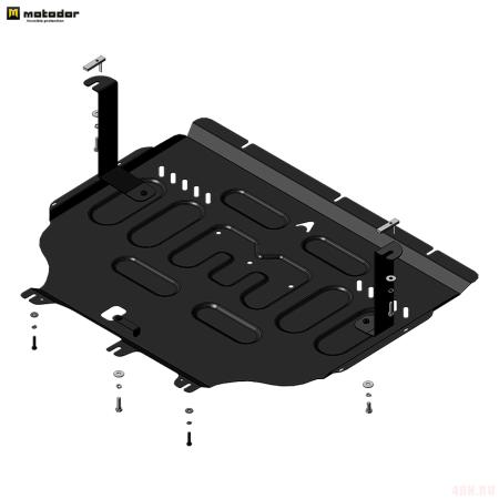 Защита картера и КПП для FAW Bestune T55 (2023-2025) № 53904