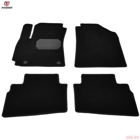 Текстильные коврики в салон Norplast для Kia Seltos (2020-2025) № NPA10-VTe430-560