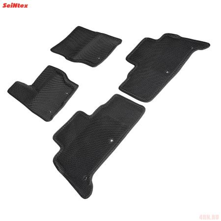 Коврики салона Eva 3D "соты" для Land Rover Discovery 5 (2017-2025) № 95411