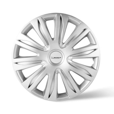 Колпаки колесные MICHELIN 15", "42 Нардо", серебристые, 4 шт. № 300255