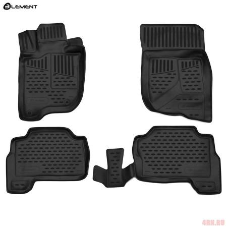 Коврики в салон 3D Element для Mitsubishi Pajero Sport (2016-2025) № ELEMENT3D3546210