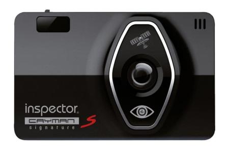 Антирадар с видеорегистратором INSPECTOR CAYMAN S, Ambarella A12A full-HD,GPS, стрелка, сигнатурный