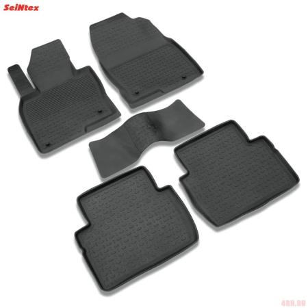 Коврики салона с высоким бортом для Mazda CX-5 (2017-2025) № 88445