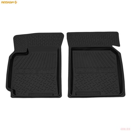 Коврики салона Rezkon передние резиновые для Chevrolet Lacetti (2004-2013) № 1512025100