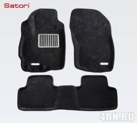 Коврики салона Satori Liner 3D Basic текстильные для Mitsubishi Outlander XL (2007-2012) № SI 05-00043