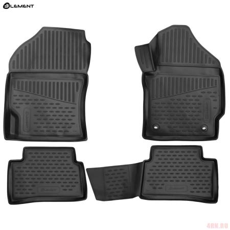 Коврики 3D салона для Toyota Corolla седан (2019-2025) № ELEMENT3DA0N026210k