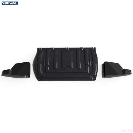 Защита картера и КПП для Chery Tiggo 7 (2019-2020) с пыльниками № 111.0922.2