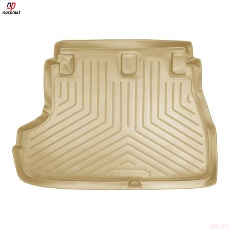Коврик в багажник Norplast бежевый для Hyundai Elantra хэтчбек (2003-2006) № NPL-P-31-05-B