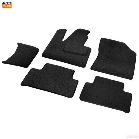 Текстильные коврики салона Business для Kia Sorento (2020-2025) 5/7 мест, графит № 5280401