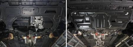 Защита двигателя и КПП для Seat Ibiza IV (2008-2014) № 111.5842.1