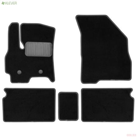 Коврики салона текстильные Premium для EXEED LX (2021-2025) 5 шт. № KLEVER0510600422110kh
