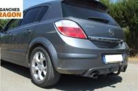Фаркоп Aragon быстросъемный для Opel Astra H GTC 3дв., хэтчбек 5дв. (искл. Flex-Fix) (2004-2012) № E4508CV
