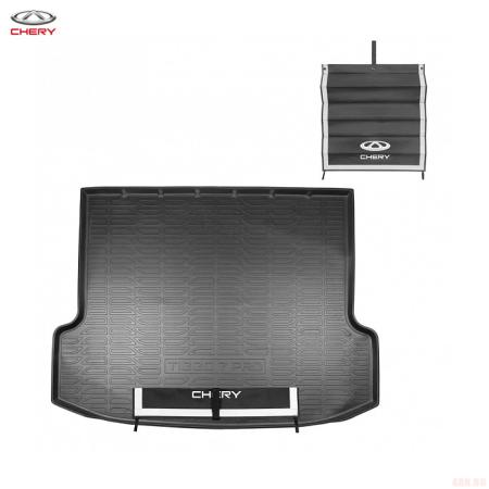 Коврик багажника с защитным фартуком оригинальный для Chery Tiggo 7 Pro (2020-2024) № NPPA001CCY02