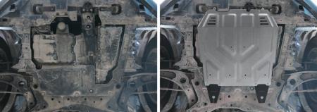 Защита двигателя и КПП для Peugeot 4008 (2012-2015) № 333.4037.1